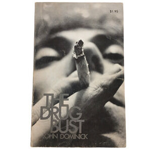 The Drug Bust by John Dominick 70's Counterculture Paperback Marijuana Bust Book